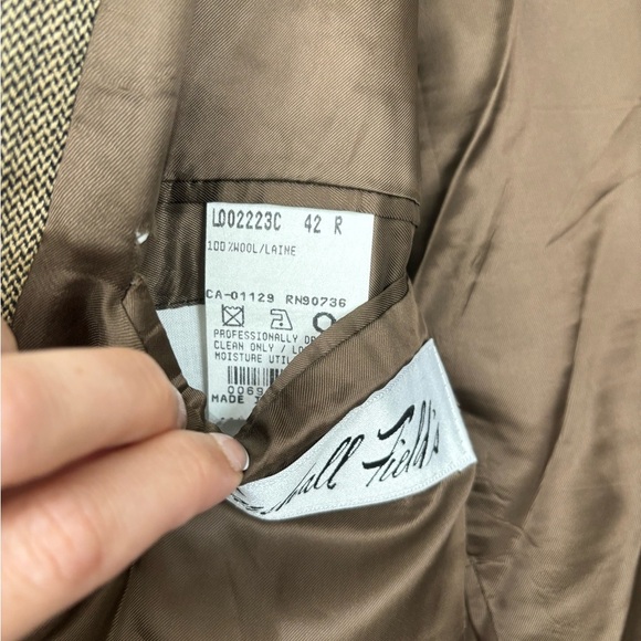 Vintage Chaps Ralph Lauren March Fields Brown Oversized Blazer men’s 42R - Picture 4 of 7